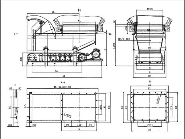 扇形閥門帶式（甲帶）給料機(jī)的承載能力較強(qiáng)、噪音低、整機(jī)使用壽命長(zhǎng)